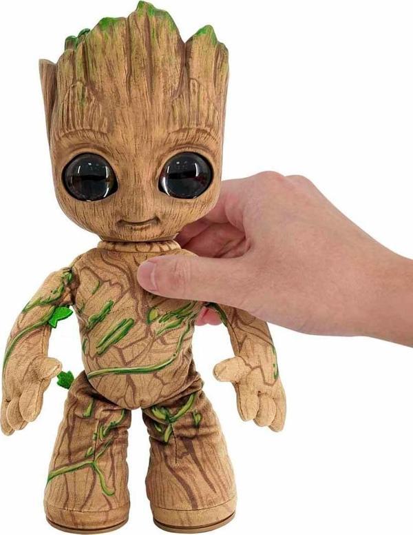 Mattel Marvel I Am Groot Groovin Groot Sesli ve Hareketli Peluş HJM23 - Image 1