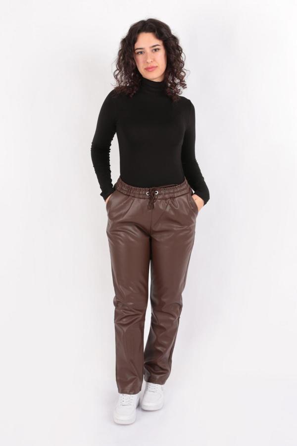 Aynaz 190002 Kadın Deri Pantolon - Image 1