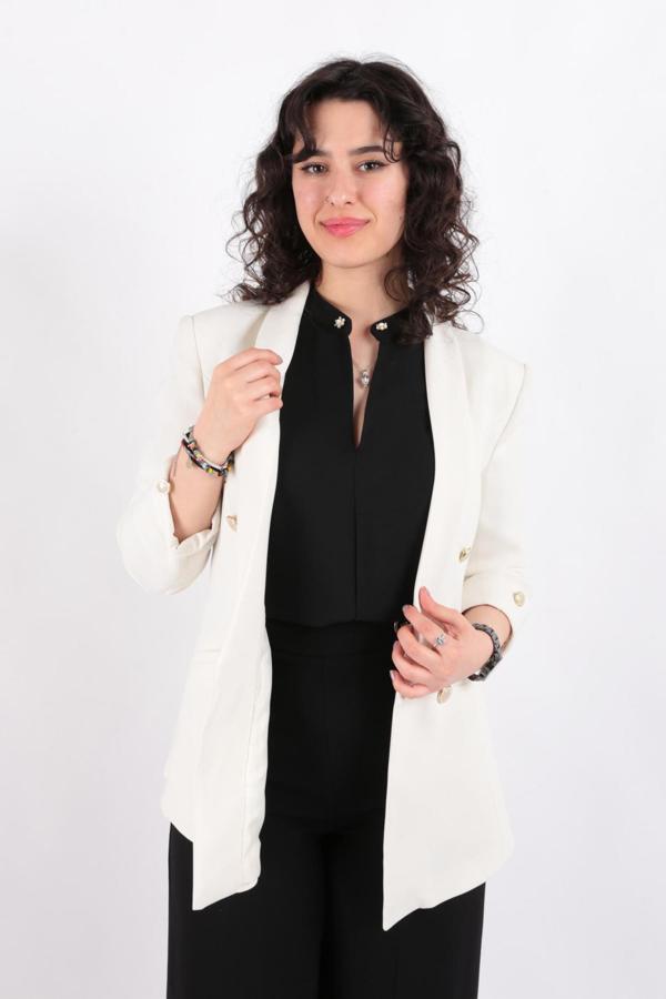 Ayhan 90599 Kadın Blazer Ceket - Image 1