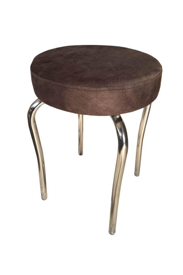 Evim-E Aksesuar 1.2 Mm Metal Kaz Ayağı Tabure Kumaş Döşemel - Image 1