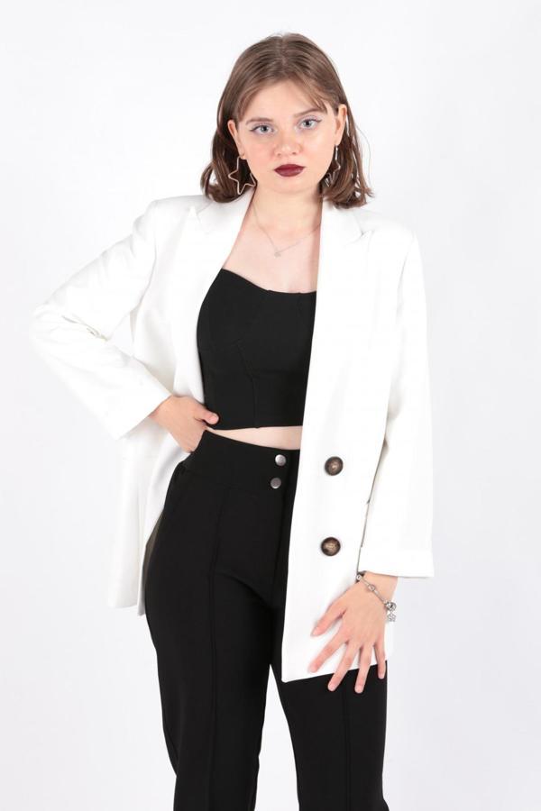 Ayhan 90491 Kadın Blazer Ceket - Image 1