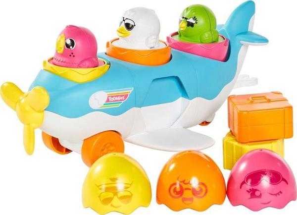 Tomy Toomies 2si 1 Arada Uçak ve Saklambaçlı Yumurtalar TPR73147 - Image 1