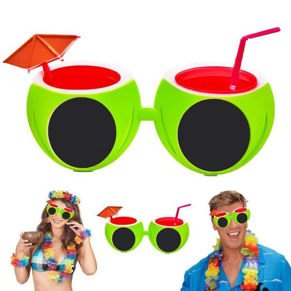 Karpuz Şekilli Tropikal Hawaii Yaza Merhaba Parti Gözlüğü - Image 1
