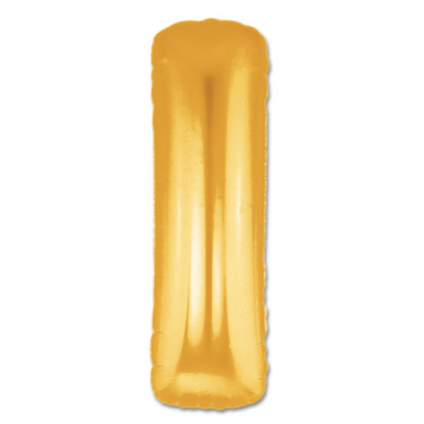I Harf Folyo Balon Altın Renk  40 inç - Image 1