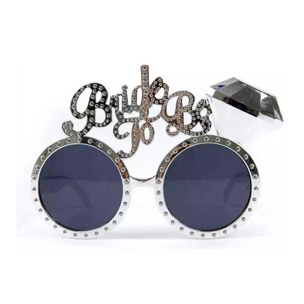 Gümüş Renk Bride To Be Yazılı Gelin Gözlüğü 15x10 cm - Image 1