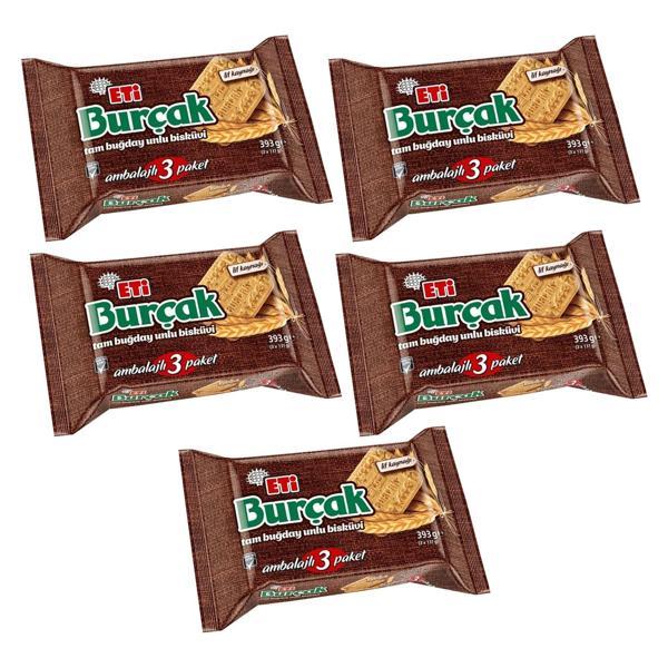 Burçak Bisküvi 393 Gr (3x131 gr) x 5 Paket - Image 1