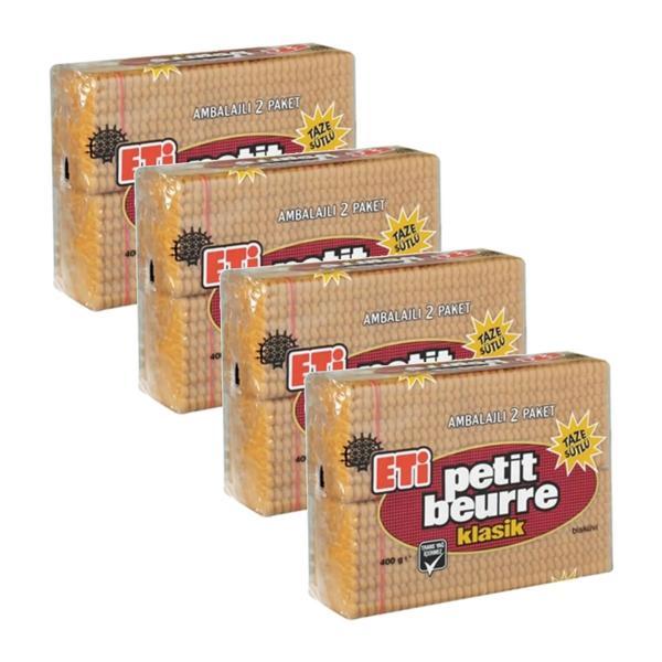 Eti Petit Beurre Bisküvi 400 Gr x 4 Adet - Image 1