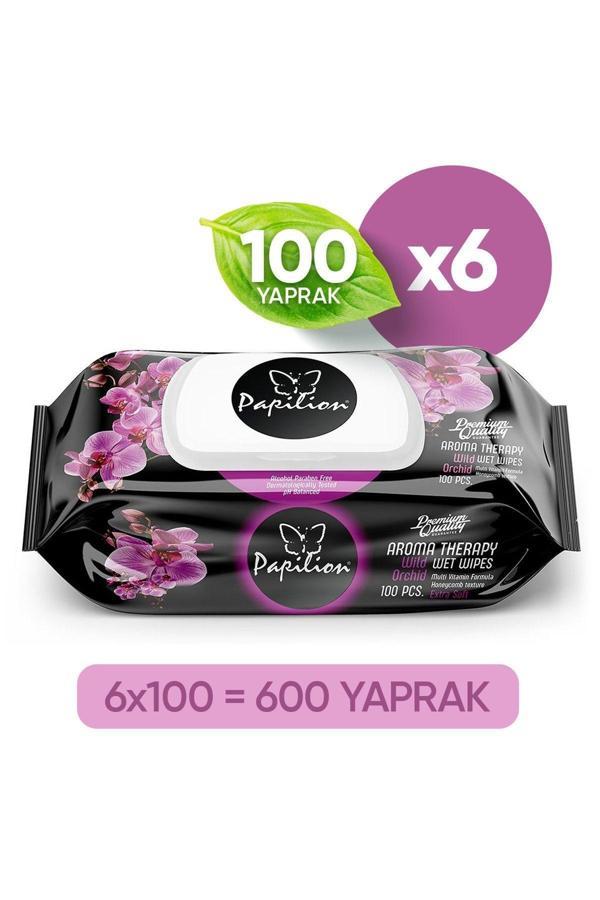 Papilion Premium Aroma Terapi Ekstra Soft Islak Havlu 100x6 - 600 Yaprak - Image 1