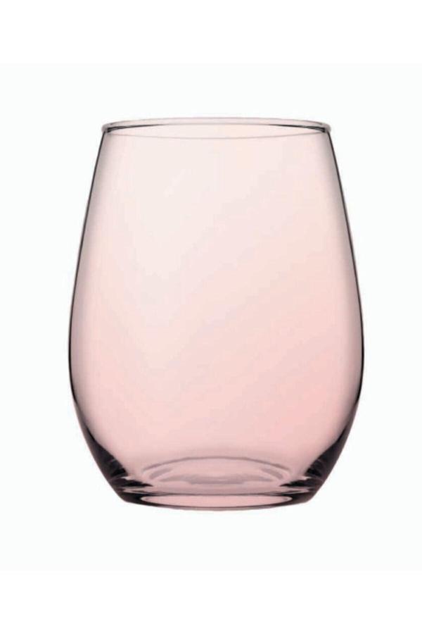 Paşabahçe amber su bardak 6 lı su meşrubat bardağı 420825 pembe - Image 1