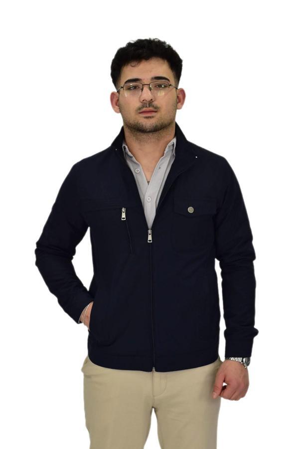 Erkek Mevsimlik Kanvas Spor Mont 8094 BGL-ST04370 - Image 1