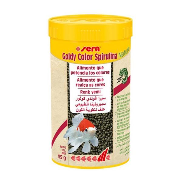 Sera Goldy Color Spirulina Nature 250ml (95gr) – Japon Balıkları için Renk Yemi - Image 1
