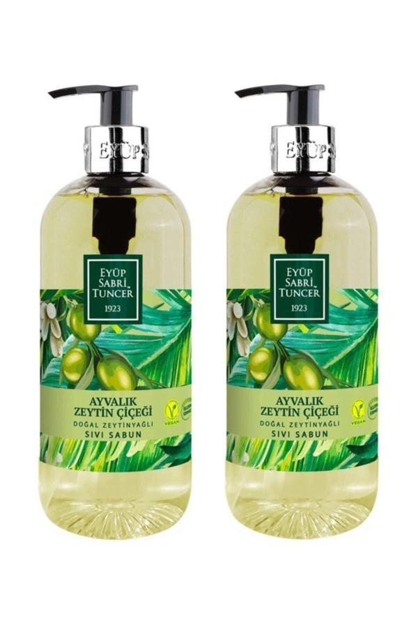 2 Eyüp Sabri Ayvalık Zeytin Çiçeği Zeytinyağlı Sıvı Sabun 500 Ml - Image 1
