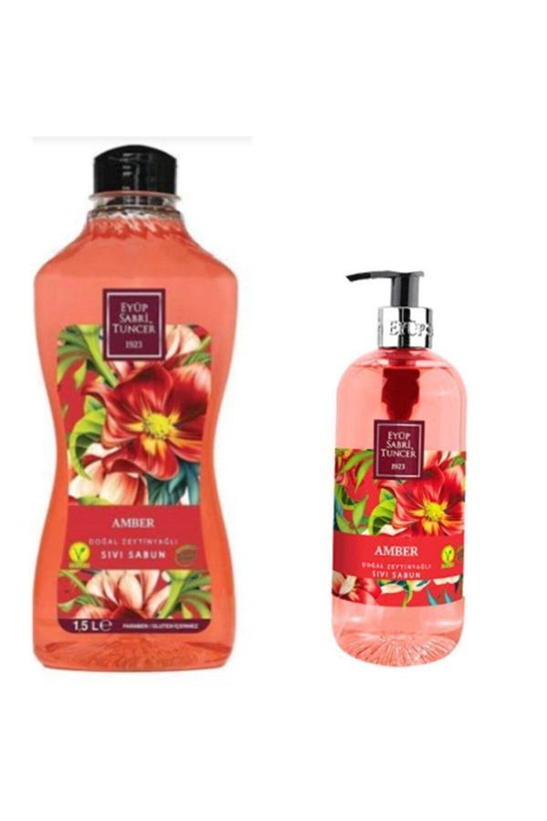 Amber 1500 Ml + 500 Ml Sıvı Sabun Set - Image 1