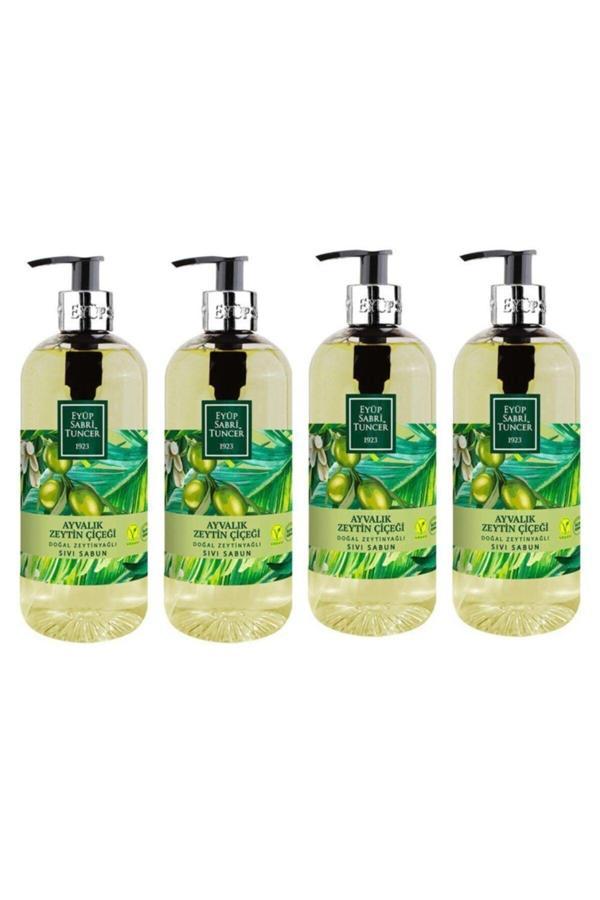 Ayvalık Zeytin Çiçeği Sıvı Sabun 500 ml - 4 Adet - Image 1