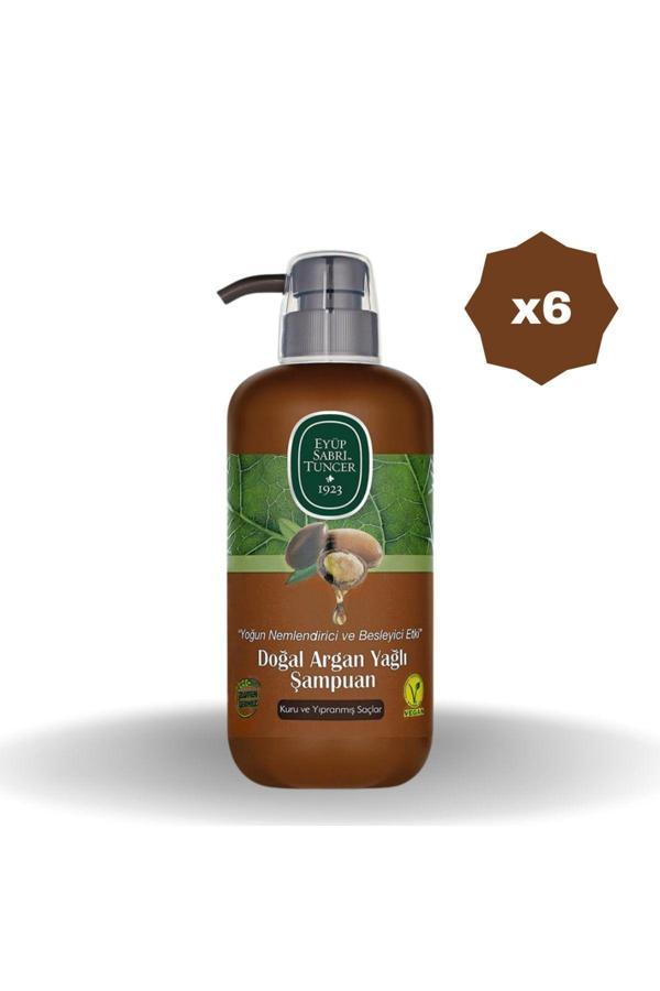 Eyüp SAbri Tuncer Doğal Argan Yağlı Şampuan 600 ML - (6 ADET) - Image 1