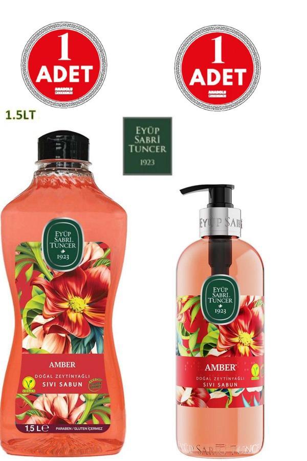 Sıvı Sabun Seti Amber 500ml Ve 1500 ml - Image 1