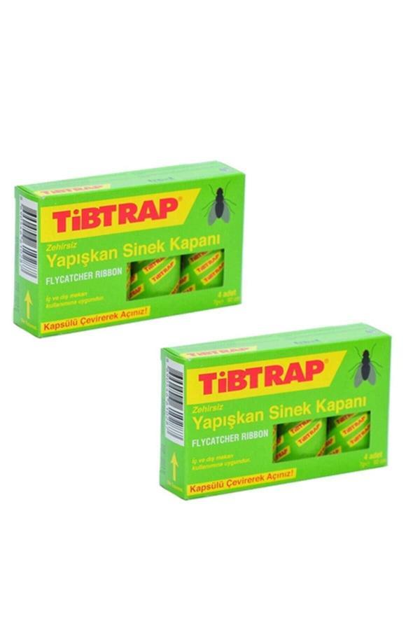 Tibtrap Yapışkan Sinek Kapanı '4'Lü ''2 Paket'' (8 Adet) - Image 1