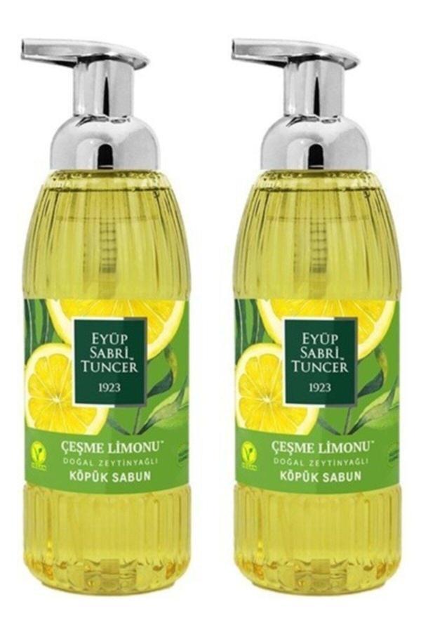Zeytinyağlı Çeşme Limon Köpük Sabun 500ml X 2 Adet - Image 1