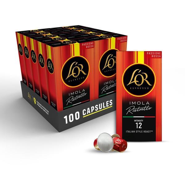 L'or Imola Ristretto Nespresso Uyumlu Alüminyum Kapsül Kahve 100 Kapsül - Image 1