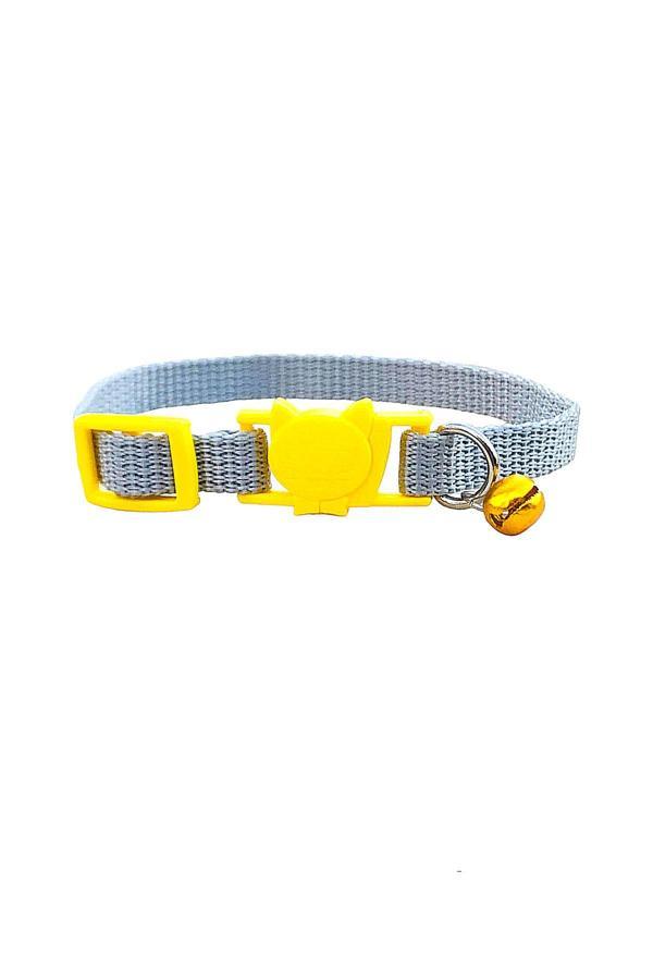 Dino Pet Butik Aksesuar Kedi Figürlü Emniyet Kilitli Boyun Tasması - Image 1