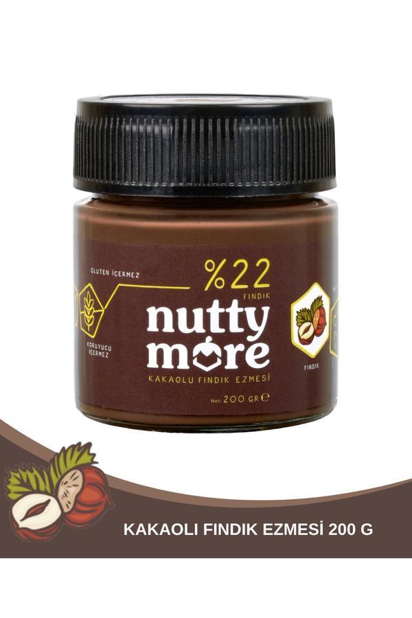 Nutty More %22 Kakaolu Fındık Ezmesi 200 gr - Image 1