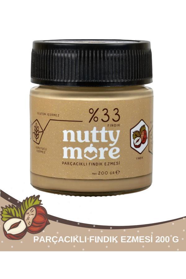Nutty More %33 Fındık Parçacıklı Fındık Ezmesi 200 gr - Image 1