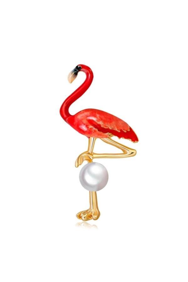 Esra Pamir Flamingo Broş - Image 1