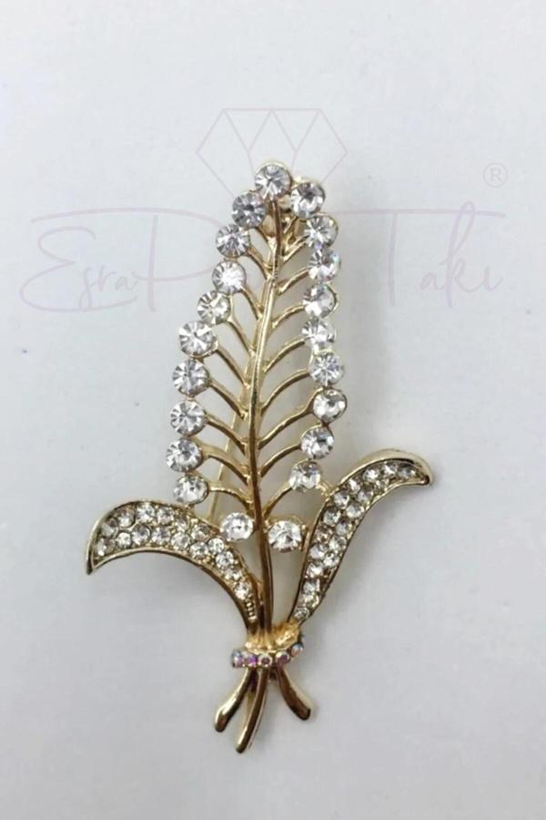 Esra Pamir Yaprak Broş - Image 1