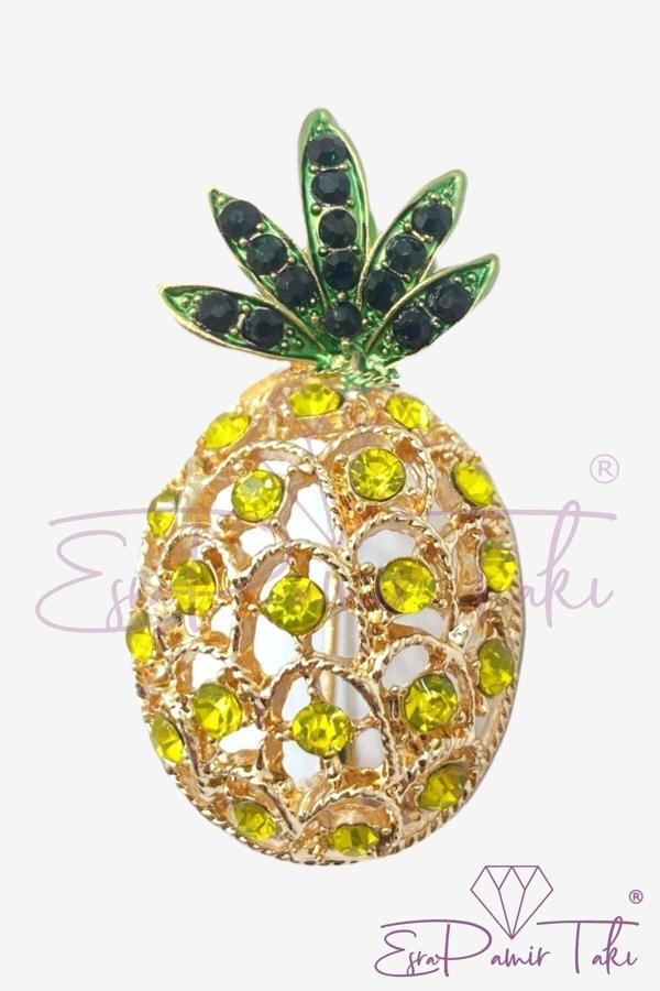 Esra Pamir Ananas Broş - Image 1