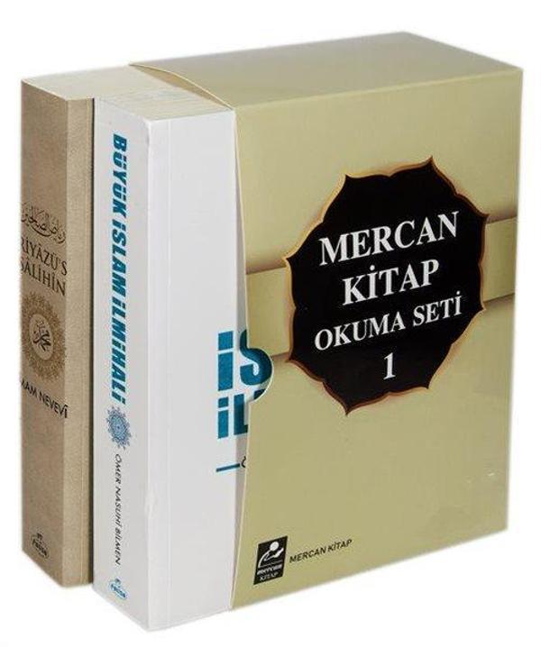 Mercan Okuma Seti 1 - İslam İlmihali ve Riyazü's Salihin - 2 Kitap Kutulu Set - Mercan Kitap - Image 1