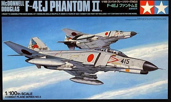 Tamiya 1:100 McDonnell Douglas F-4EJ Plastic Model Kit - Image 1