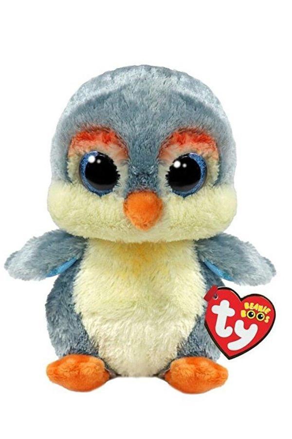 Fisher Gri Penguen 15cm.: Yumuşacık ve Parlak Tüylü TY Peluş! - Image 1