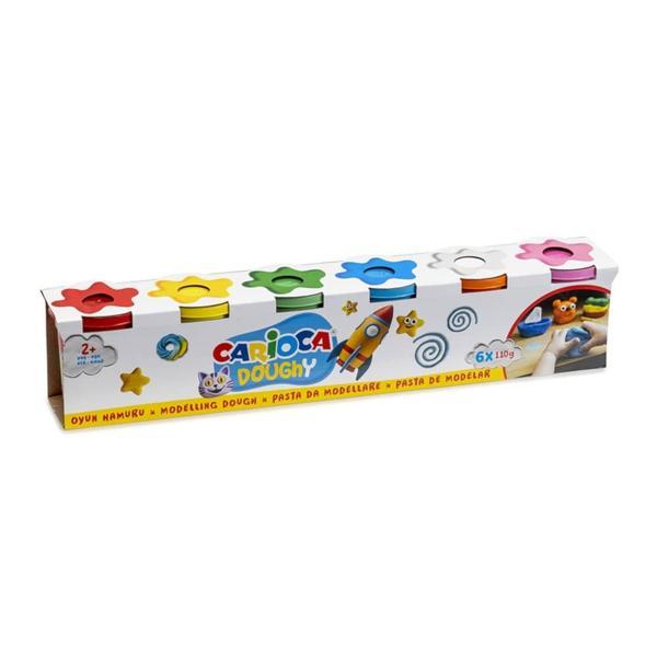 Carioca Oyun Hamuru 6 Renk x 110 gr. - Image 1