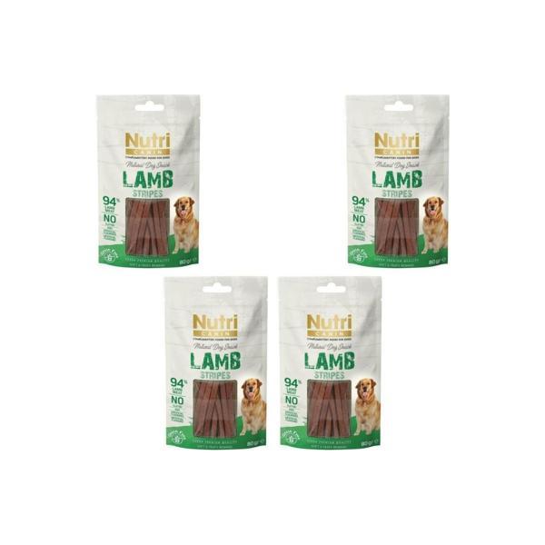 Lamb Stripes Snack Köpek Ödülü 80 gr x 4 Adet - Image 1