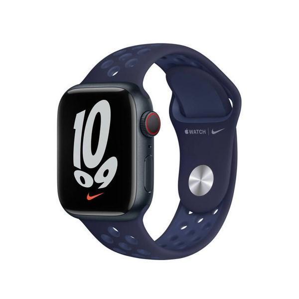 Apple Watch 45MM Nike Midnight Navy Mystic Silikon Kordon 3J702ZM/A (DEMO) - Image 1