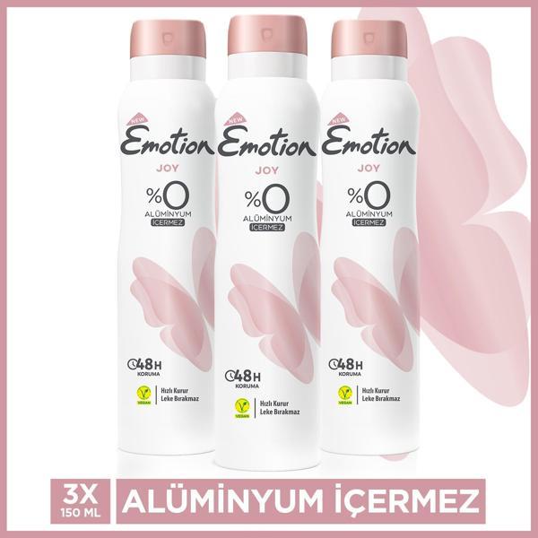 Emotion Joy Kadın Deodorant 3x150 Ml - Image 1
