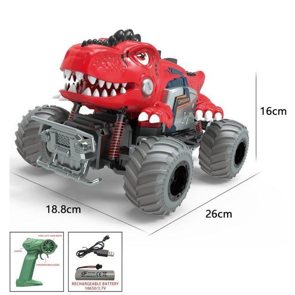 Uzaktan Kumandalı Full Fonksiyon 2.4G Süspansiyonlu Dinozor Araba ile Jurassic Park'ı Evinize Taşıyın! - Image 1