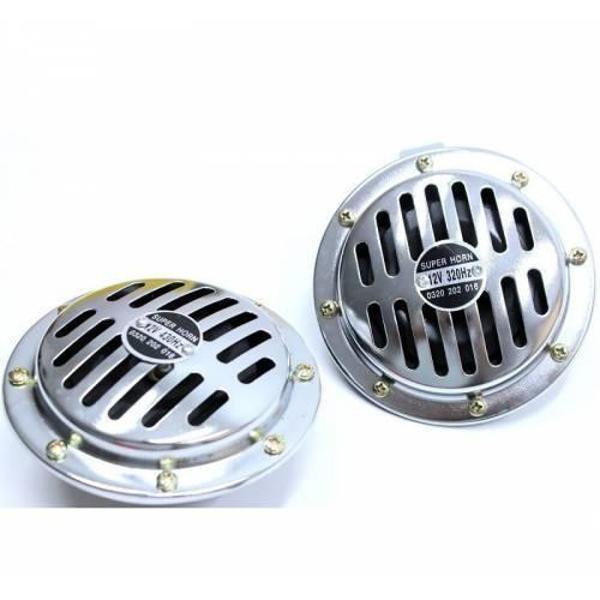 Nikel Hella Tip Yüksek Ses Korna 12V (Hella Korna) Takım - Image 1