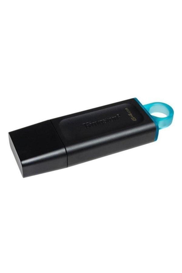 nslx DataTrler Exodia 64GB USB Flash Bellek DTX/64GB (Black + Teal) DTX/64GB, Siyah StorewNew 103706 - Image 1