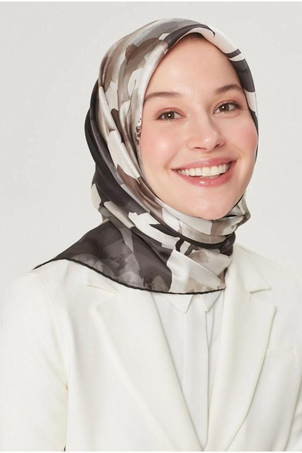 Armine Özel Nostalji Serisi Twill Ipek Eşarp Modelleri 8534D-86 - Image 1