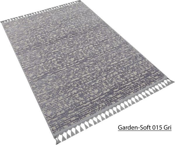 Decoser Garden Koleksiyonu Dokuma Halı DH015 Gri - Image 1
