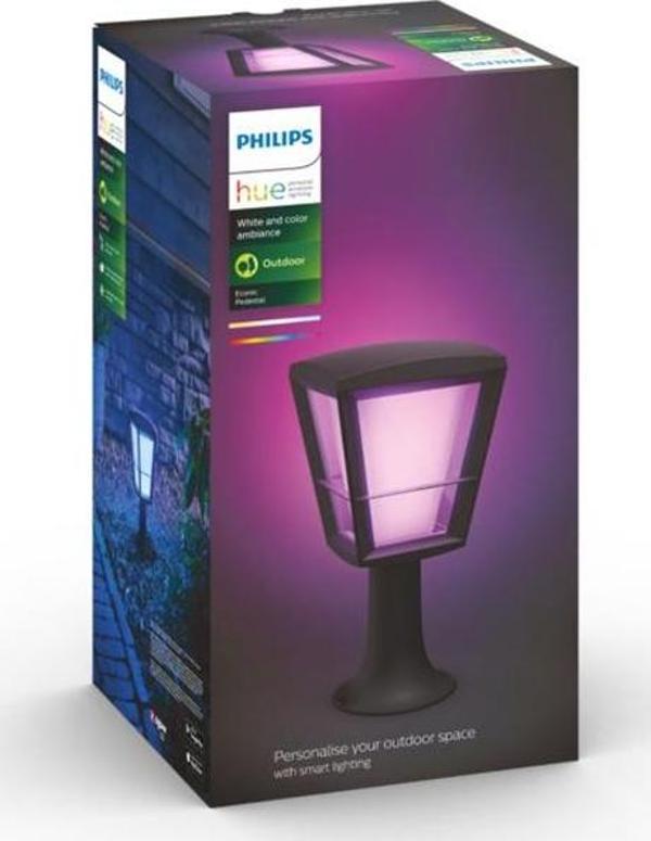 Philips Hue Econic Ayaklı Dış Mekan Lambası Siyah - Image 1