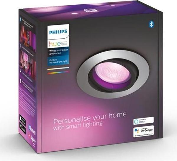 Philips Hue Centura Gömme Spot Lamba Tekli GU10 - Image 1