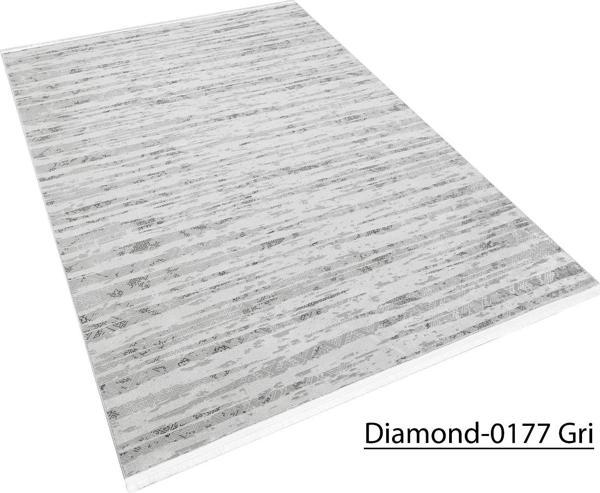Decoser Diamond Koleksiyonu Dokuma Halı DH0177 Gri - Image 1