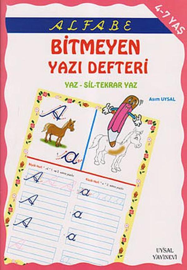 Alfabe - Bitmeyen Yazı Defteri - Uysal Yayınevi - Image 1