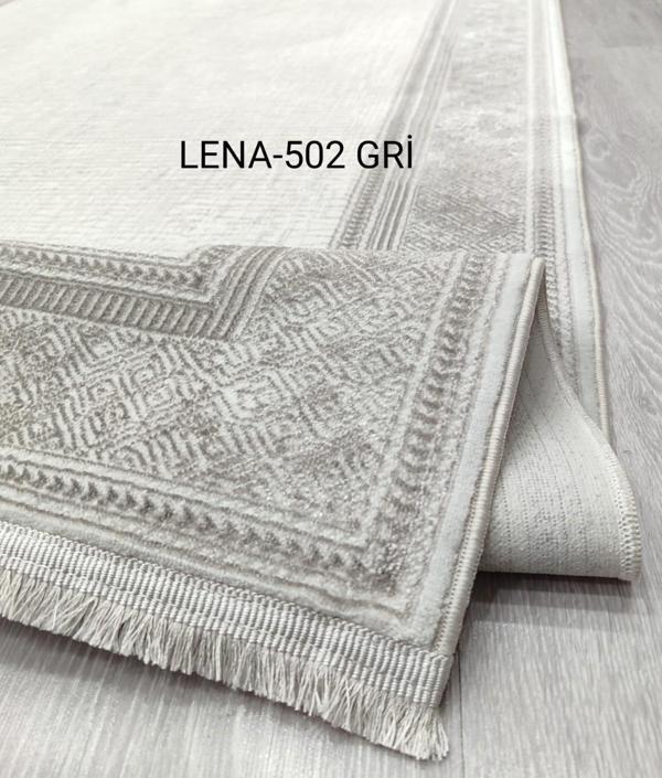 Decoser Lena Koleksiyonu Dokuma Halı DH502 Gri - Image 1