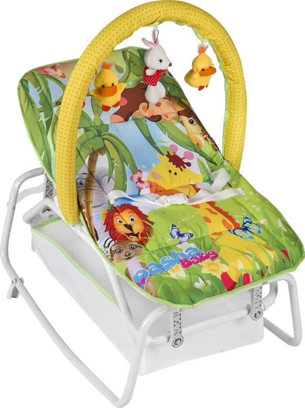 PashaBaby Daddy Anakucağı Oyuncaklı Yeşil Ana Kucağı - Image 1