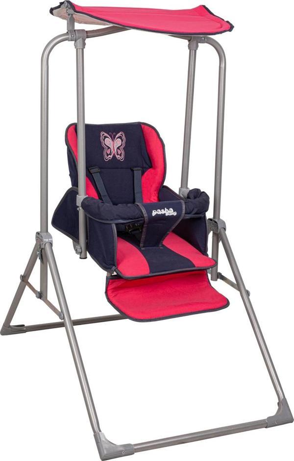 Paşa Pasha Baby Lüks Salıncak Lacivert - Pembe - Image 1