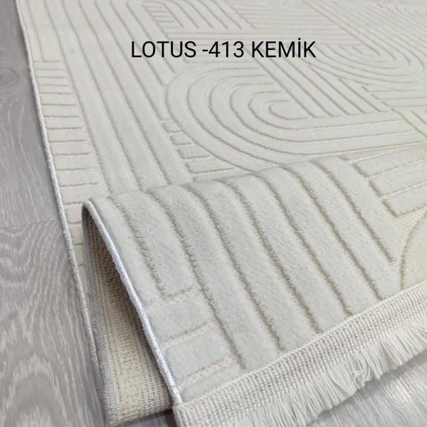 Decoser Lotus Koleksiyonu Dokuma Halı DH413 Kemik - Image 1