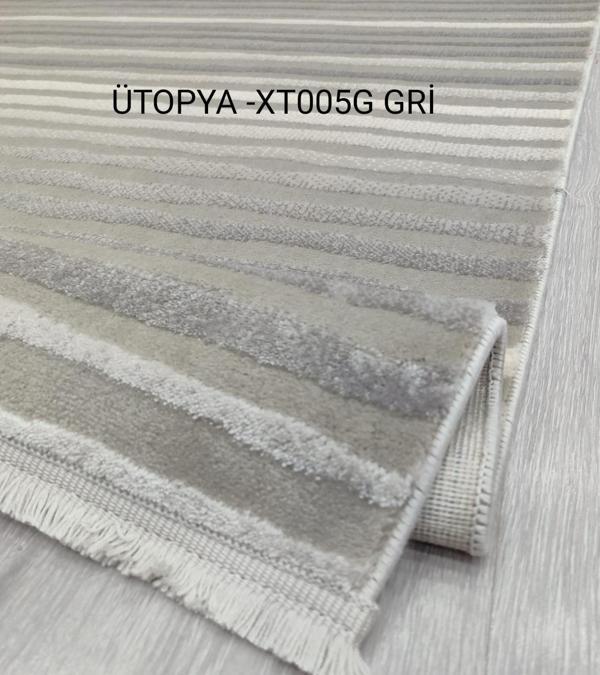 Decoser Ütopya Koleksiyonu Dokuma Halı DH005G Gri - Image 1